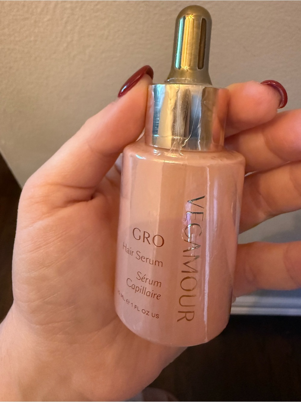 VEGAMOUR GRO Hair Serum — Pink Nourishing Hair Treatment